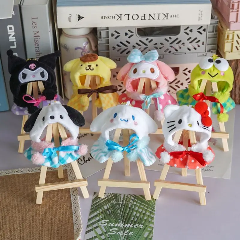 Kawaii Cartoon Cute Sanrio Headgear Kuromi Melody Cinnamorollxing Mini Cotton Doll Clothes Cute Versatile Doll Accessories
Kawaii Cartoon Cute Sanrio Headgear Kuromi Melody Cinnamorollxing Mini Cotton Doll Clothes Cute Versatile Doll Accessories