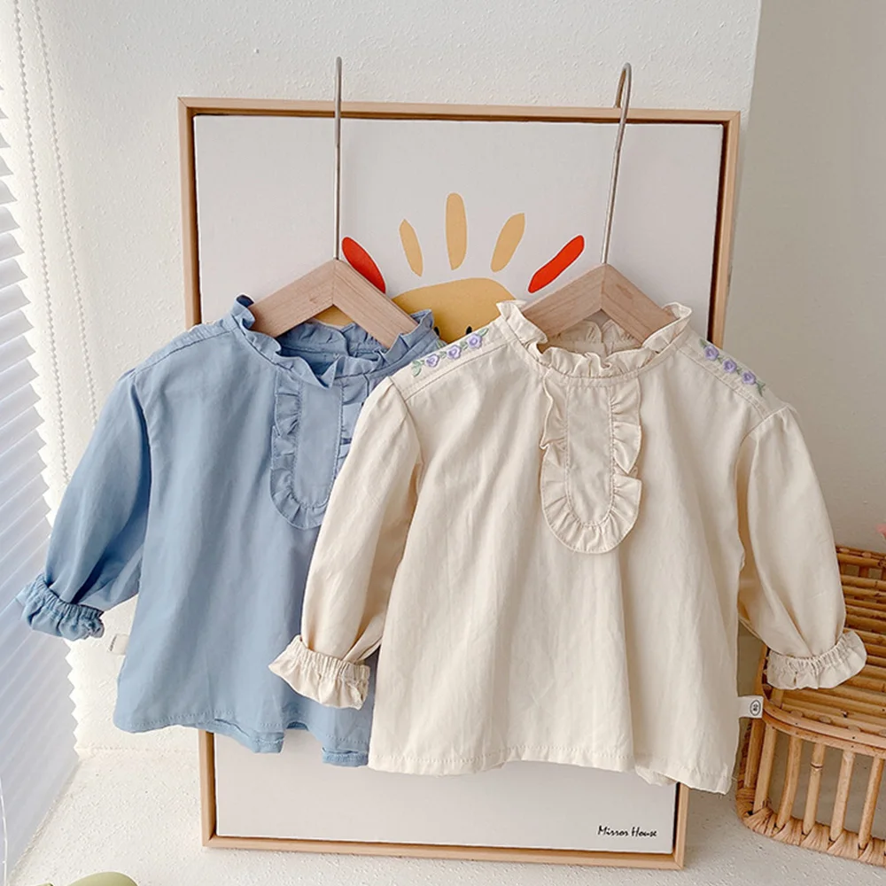 Toddler Girl Blouse Long Sleeve Ruffles Floral Spring Autumn Kids Boutique Clothes Princess Birthday Children Shirts
Toddler Girl Blouse Long Sleeve Ruffles Floral Spring Autumn Kids Boutique Clothes Princess Birthday Children Shirts