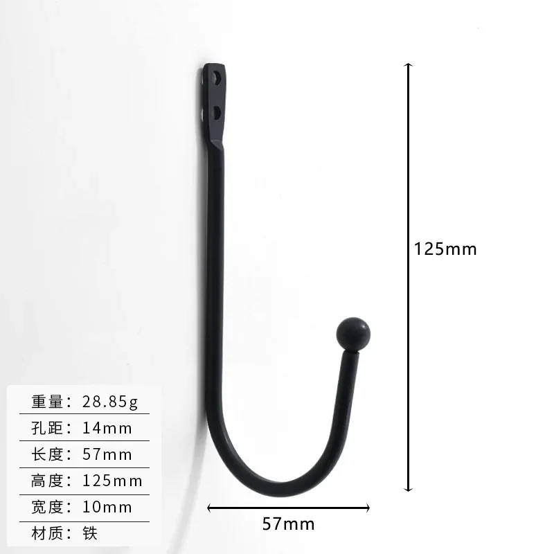 Кованый железный крюк для двери
Кованый железный крюк для двери
