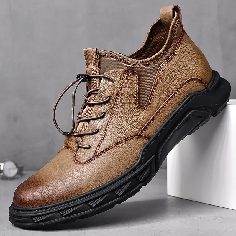 High Quality Genuine Leather Casual Shoes For Men Winter Shoes With Fur Flat Sneakers Man Hand-Made Work Shoes
High Quality Genuine Leather Casual Shoes For Men Winter Shoes With Fur Flat Sneakers Man Hand-Made Work Shoes