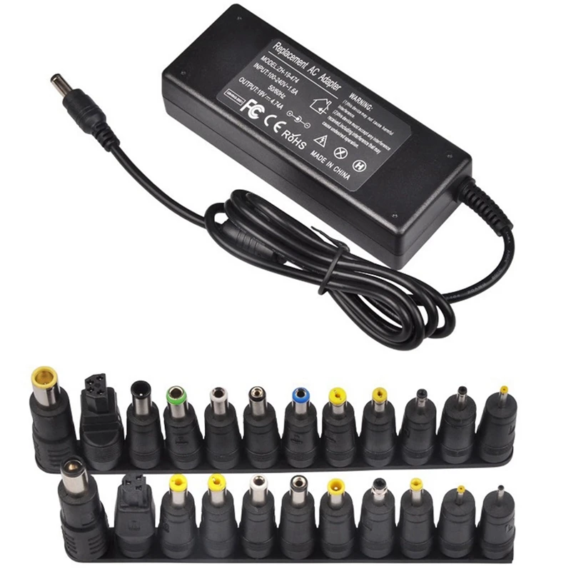 19V 4.74A 90W Universal Power Adapter Charger For Acer Asus Dell HP Lenovo Samsung Laptop 18.5V 19.5V 20V
19V 4.74A 90W Universal Power Adapter Charger For Acer Asus Dell HP Lenovo Samsung Laptop 18.5V 19.5V 20V