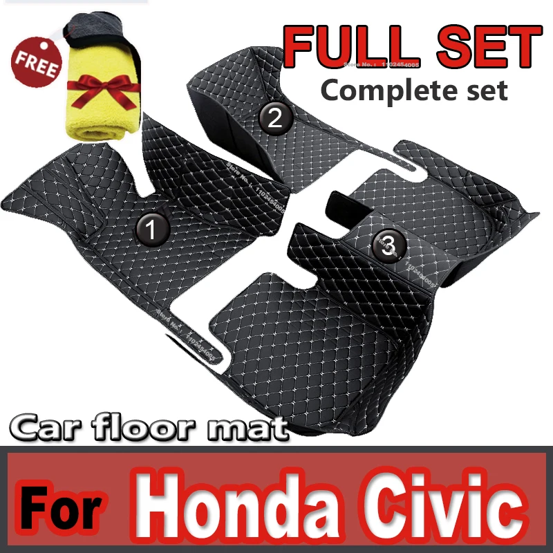 Custom Car Floor Mats For Honda Civic 2012 2013 2014 2015 Auto Foot Pads Automobile Carpet Cover interior accessories
Custom Car Floor Mats For Honda Civic 2012 2013 2014 2015 Auto Foot Pads Automobile Carpet Cover interior accessories