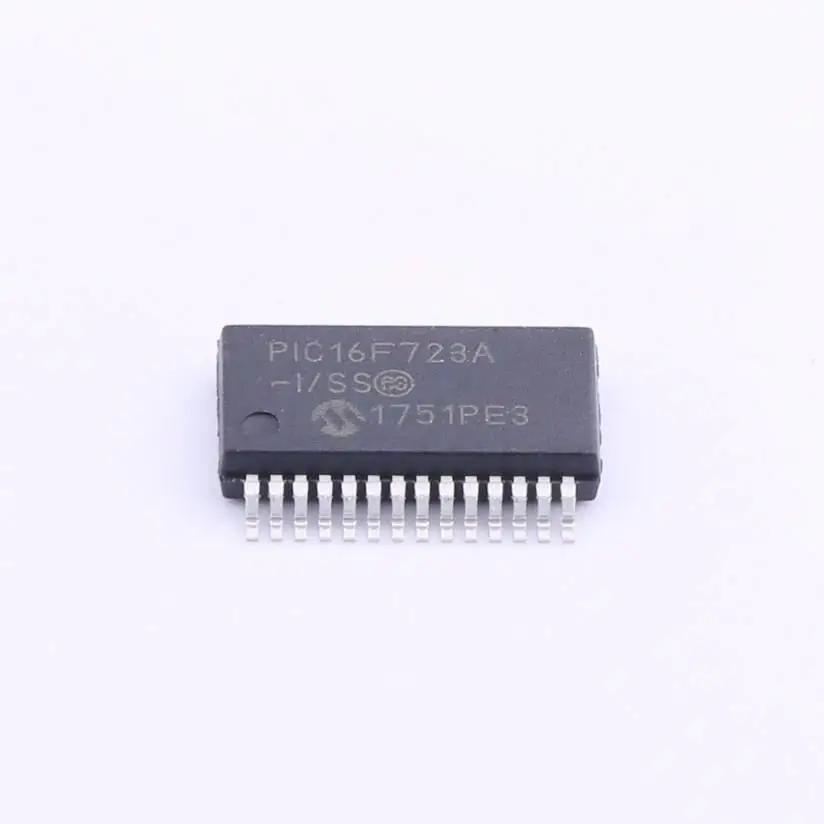 

MCU 8-bit PIC16 PIC RISC 7KB Flash 2.5V/3.3V/5V 28-Pin SSOP Tube - Rail/Tube PIC16F723A-I/SS