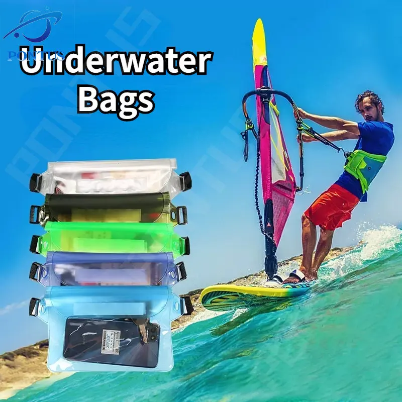Swimming Waist Bags Sealing Rafting Beach Diving Boat Pool Sport Drying Bag Waterproof Underwater Belt Bags Phone Case with Belt
Swimming Waist Bags Sealing Rafting Beach Diving Boat Pool Sport Drying Bag Waterproof Underwater Belt Bags Phone Case with Belt