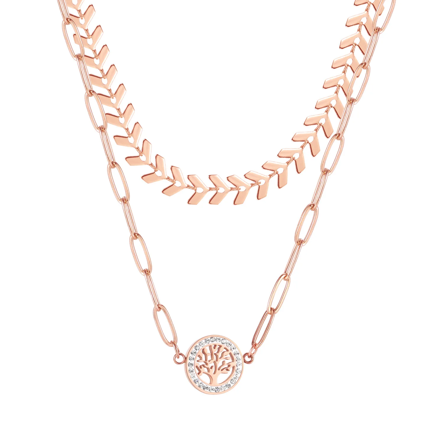 Niche Design Multilayer Temperament Versatile Retro Tree of Life New Necklace Female
Niche Design Multilayer Temperament Versatile Retro Tree of Life New Necklace Female