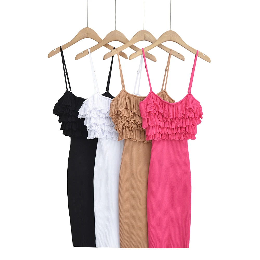 Mini dresses for women 2023 Summer black bodycon dresses evening party dresses sexy korean fashion ruffle dress knitted tierred
Mini dresses for women 2023 Summer black bodycon dresses evening party dresses sexy korean fashion ruffle dress knitted tierred