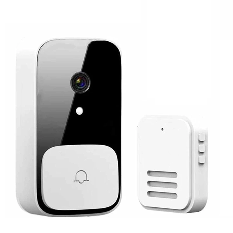 Wireless Smart Doorbell Camera,Home Security Door Doorbell-Remote Video Wifi Rechargeable HD Night Vision,USB Charging
Wireless Smart Doorbell Camera,Home Security Door Doorbell-Remote Video Wifi Rechargeable HD Night Vision,USB Charging