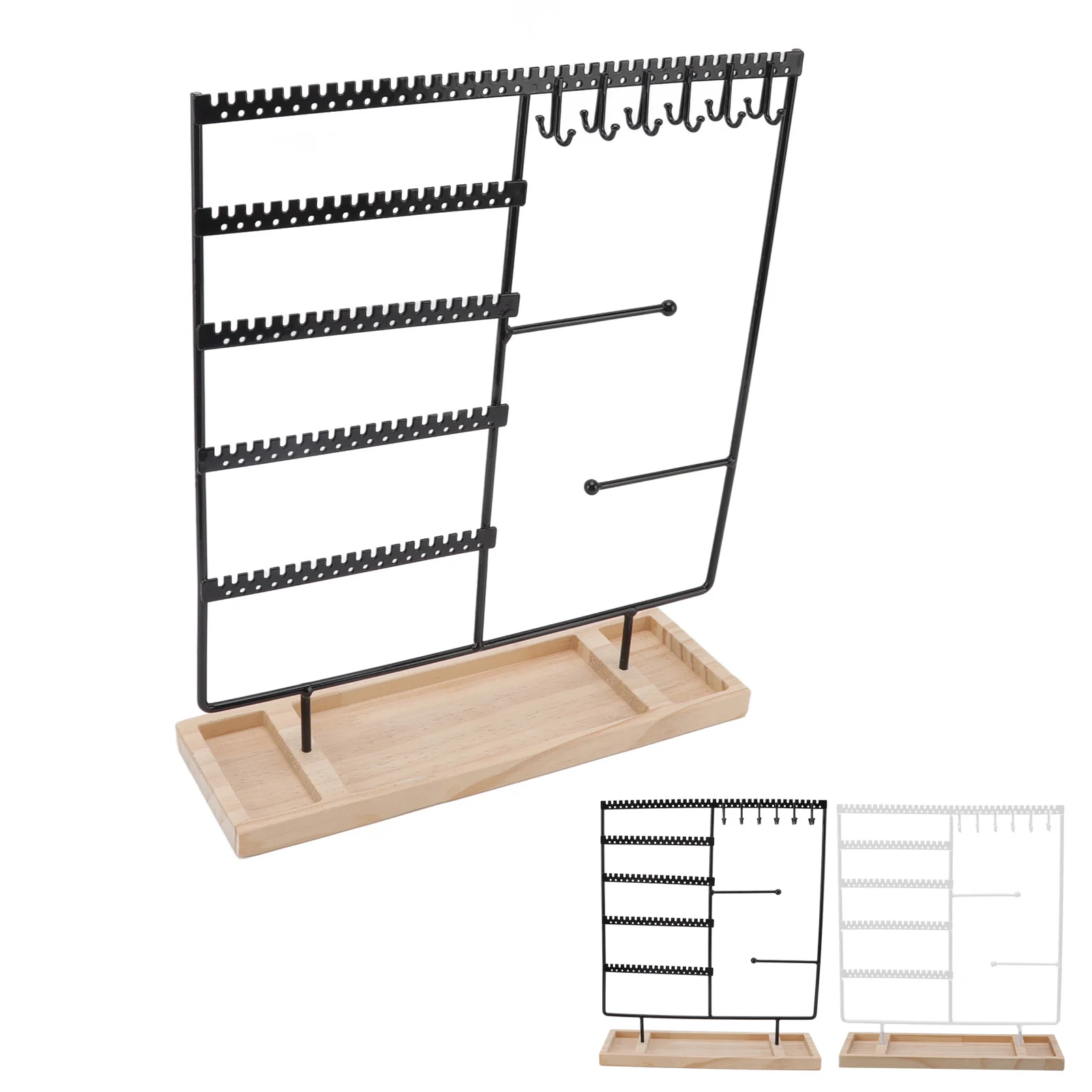 Earrings Organizer Rack Useful Gift Wearproof Earrings Hanger Iron for Earrings for Necklaces for Storage
Earrings Organizer Rack Useful Gift Wearproof Earrings Hanger Iron for Earrings for Necklaces for Storage