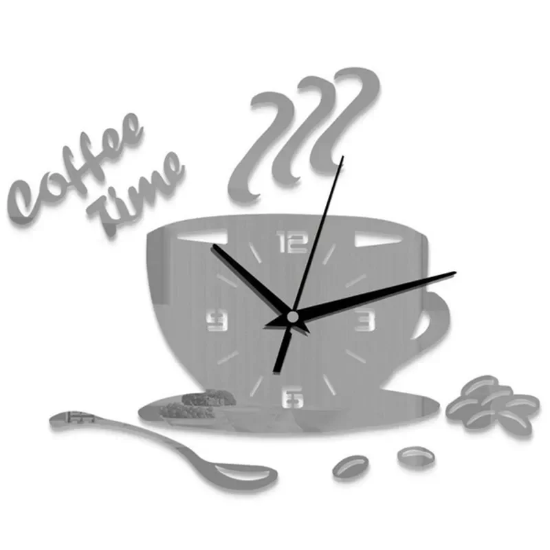Clock Watch Clocks Creative 3D DIY Coffee Cup Wall Clock Modern Acrylic Mirror Big Cup Wall Clocks Livingroom Home Decor
Clock Watch Clocks Creative 3D DIY Coffee Cup Wall Clock Modern Acrylic Mirror Big Cup Wall Clocks Livingroom Home Decor