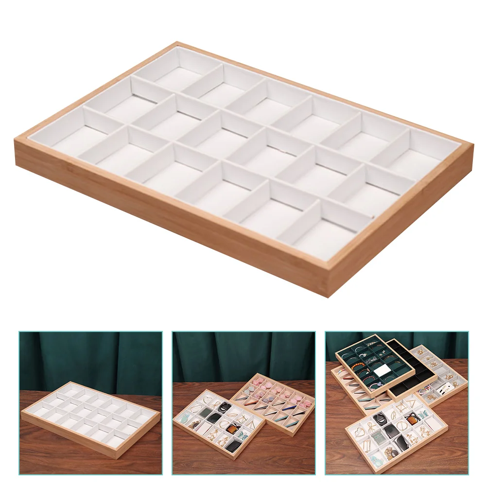 Compartment Jewelry Tray Decorative Necklace Box Desktop Ring Holder Earring Organizer
Compartment Jewelry Tray Decorative Necklace Box Desktop Ring Holder Earring Organizer