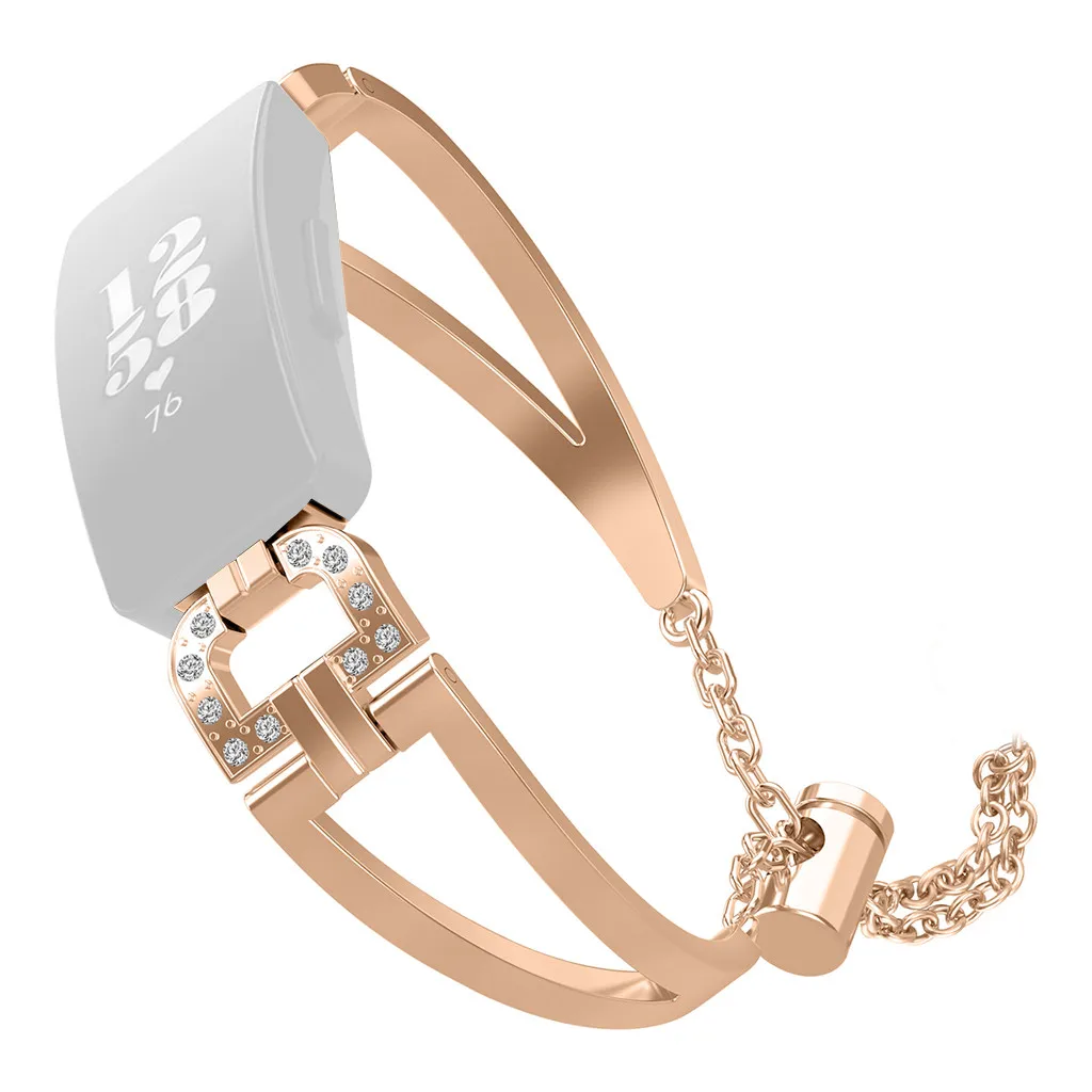 Luxury D Word Metal Crystal Watch Strap Wrist Band For Fitbit Inspire/Inspire HR Wristbands for Men Leather
Luxury D Word Metal Crystal Watch Strap Wrist Band For Fitbit Inspire/Inspire HR Wristbands for Men Leather