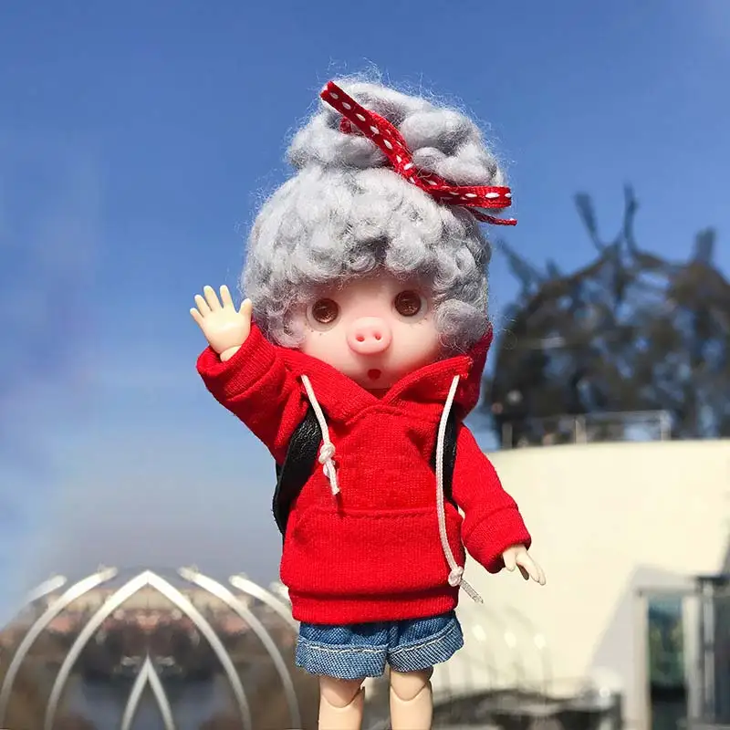 Cute Mini Obitsu11 OB11 1/12 doll coat doll clothes hoodie with big cap available for cu-poche OB11 doll accessories doll shirts
Cute Mini Obitsu11 OB11 1/12 doll coat doll clothes hoodie with big cap available for cu-poche OB11 doll accessories doll shirts