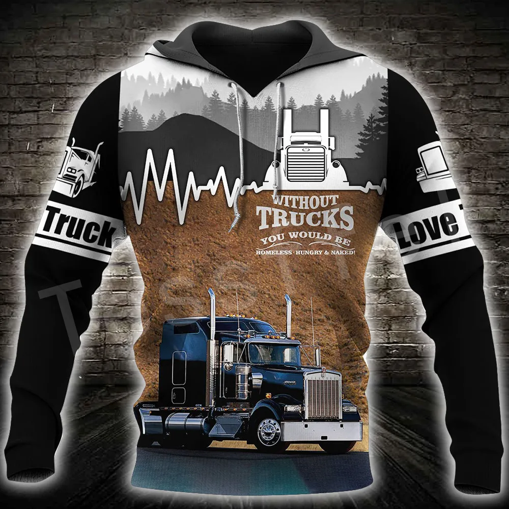 Truck Driver Pullover Sweatpants Newfashion Casual Crew Neck Men women 3D Printed Sweatshirt / Hoodie / Zipper / Jacket XS-6XL
Truck Driver Pullover Sweatpants Newfashion Casual Crew Neck Men women 3D Printed Sweatshirt / Hoodie / Zipper / Jacket XS-6XL