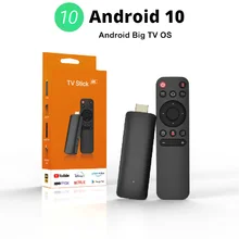 D6 Global Edition H313 Processor 4K HD Network Wireless WiFi Connection Android 10 Smart Stick Android TV Stick Smart TV
