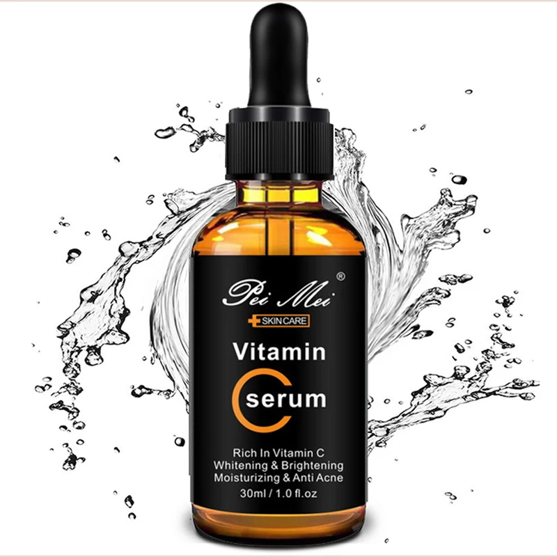 30ml Vitamin C Facial Serum Whitening Brightening Improve Roughness Lighten Spots Hyaluronic Acid vitamin c serum for face
30ml Vitamin C Facial Serum Whitening Brightening Improve Roughness Lighten Spots Hyaluronic Acid vitamin c serum for face