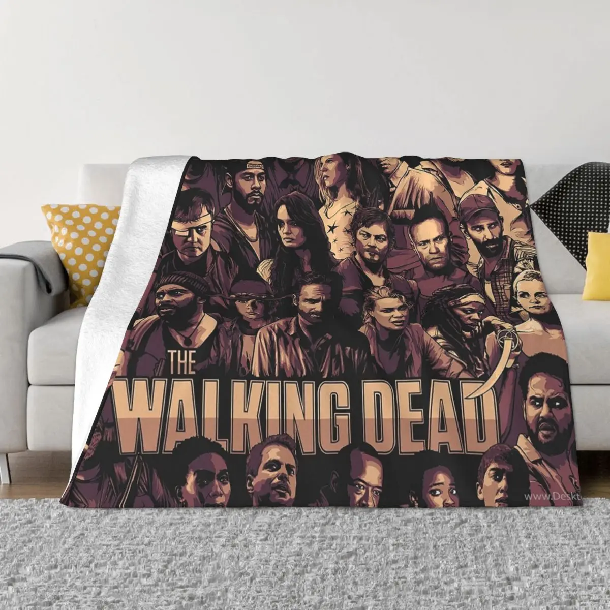 The Walking Dead Daryl Dixon Blanket Velvet Spring Autumn Horror Movie Violence Soft Throw Blanket for Bed Travel Bedding Throws
The Walking Dead Daryl Dixon Blanket Velvet Spring Autumn Horror Movie Violence Soft Throw Blanket for Bed Travel Bedding Throws
