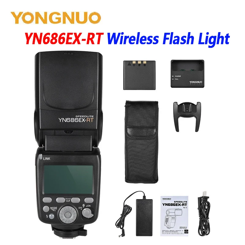 Yongnuo YN686EX-RT 2000 мАч литий-ионная батарея Speedlite GN60 2,4G Беспроводная HSS 1/8000s TTL/M/MULTI Flash светильник YN686 для Canon DSLR
Yongnuo YN686EX-RT 2000 мАч литий-ионная батарея Speedlite GN60 2,4G Беспроводная HSS 1/8000s TTL/M/MULTI Flash светильник YN686 для Canon DSLR