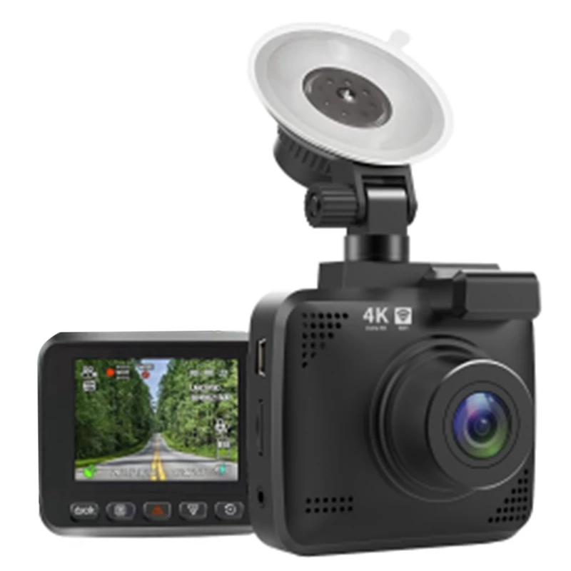 Cam Dual Lens 4K UHD Recording Car Camera DVR Night Vision WDR Built-In GPS Wi-Fi G-Sensor Motion Detection
Cam Dual Lens 4K UHD Recording Car Camera DVR Night Vision WDR Built-In GPS Wi-Fi G-Sensor Motion Detection