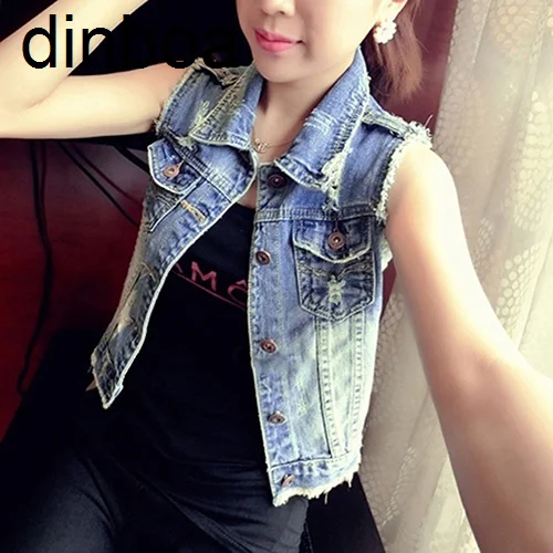 Dinboa-winter Jacket Women 2022 Fashion Casual Lapel Jeans Vest Short Style Denim Waistcoat Outerwear Vest for Women
Dinboa-winter Jacket Women 2022 Fashion Casual Lapel Jeans Vest Short Style Denim Waistcoat Outerwear Vest for Women