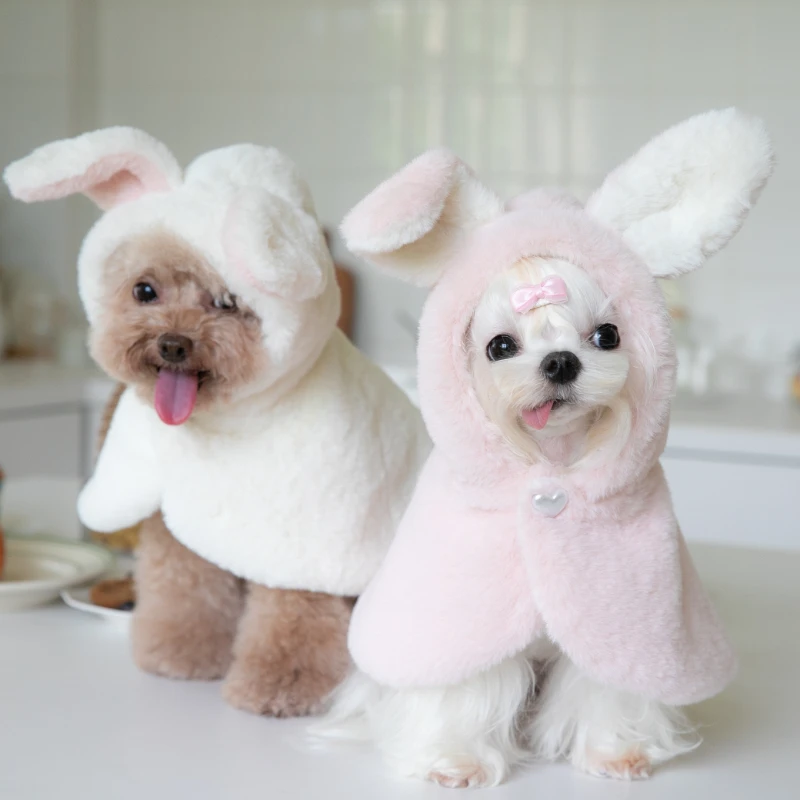 Dog Clothing Outside Rabbit Pet Gift Fleece Winter Coat New Thick Plus Windbreaker Warm Christmas Year's Warm Plush Cloak Coat
Dog Clothing Outside Rabbit Pet Gift Fleece Winter Coat New Thick Plus Windbreaker Warm Christmas Year's Warm Plush Cloak Coat