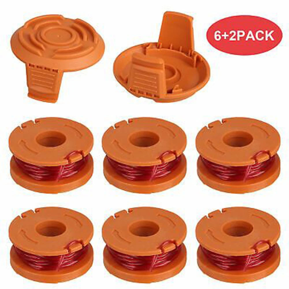 6PCS Trimmer Spools Cover Set Suit For WORX Mower WA0010 Spool WA6531 Line Cover WG160.3 WG160.4 WG180 WG150 Power Tool Parts
6PCS Trimmer Spools Cover Set Suit For WORX Mower WA0010 Spool WA6531 Line Cover WG160.3 WG160.4 WG180 WG150 Power Tool Parts