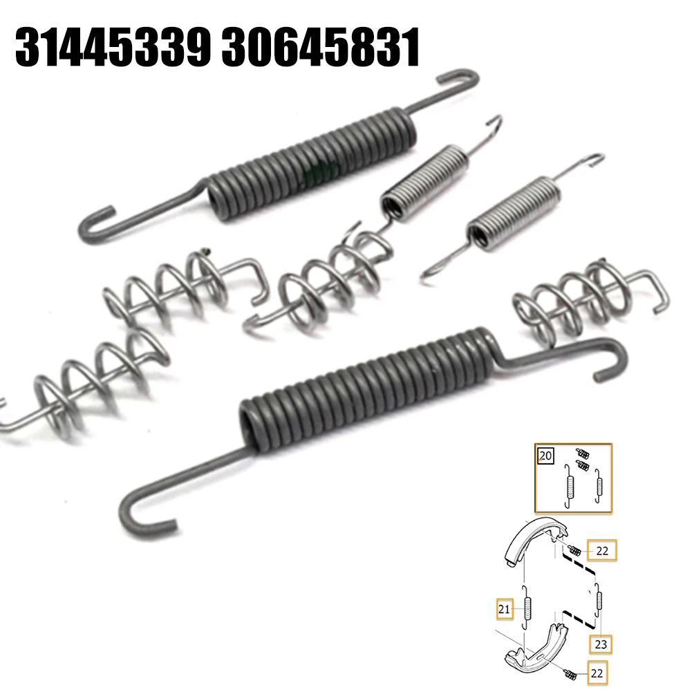 1pc Handbrake Shoe Retaining Spring Kit For Volvo S60 V70 XC70 XC90 31445339 30645831 Metal Spring Replacement Parts
1pc Handbrake Shoe Retaining Spring Kit For Volvo S60 V70 XC70 XC90 31445339 30645831 Metal Spring Replacement Parts