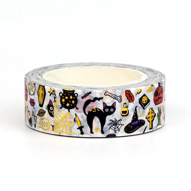 Декоративная лента GREATHOPE WASHI TAPE черная 10 м 
Декоративная лента GREATHOPE WASHI TAPE черная 10 м