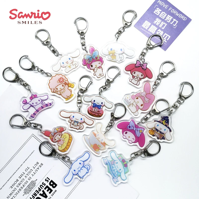 Kawaii Sanrio Hello Kittys Anime Keychain Kuromi My Melody Cinnamoroll Cute Schoolbag Pendant Purse Accessories Toys for Girls
Kawaii Sanrio Hello Kittys Anime Keychain Kuromi My Melody Cinnamoroll Cute Schoolbag Pendant Purse Accessories Toys for Girls