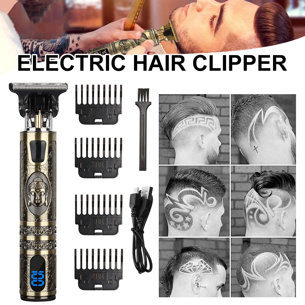 Vintage Professional Electric Hair Clipper Rechargeable Hair Beard Trimmer With 4 Guide Combs Hair Style Tool Barber Accessories
Vintage Professional Electric Hair Clipper Rechargeable Hair Beard Trimmer With 4 Guide Combs Hair Style Tool Barber Accessories