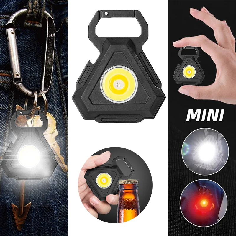 Mini LED Camping Lantern Portable Rechargeable Work Light Bright Keychain Light Outdoor Camping Light Pocket Flashlights
Mini LED Camping Lantern Portable Rechargeable Work Light Bright Keychain Light Outdoor Camping Light Pocket Flashlights