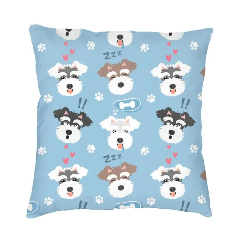 Kawaii Miniature Schnauzer Dog Pillow Case 45x45cm for Living Room Pet Animal Luxury Cushion Cover Car Pillowcase
Kawaii Miniature Schnauzer Dog Pillow Case 45x45cm for Living Room Pet Animal Luxury Cushion Cover Car Pillowcase