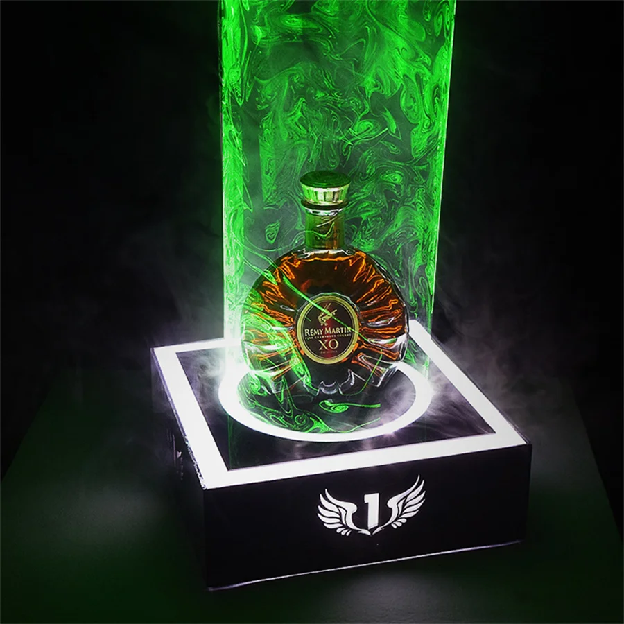 Rechargeable LED Luminous Wine Bottle Holder Champagne Cocktail Display Rack Wine Bottle Presenter For Bar Party Nightclub
Rechargeable LED Luminous Wine Bottle Holder Champagne Cocktail Display Rack Wine Bottle Presenter For Bar Party Nightclub