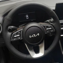 Car Steering Wheel Cover Artificial Leather Braid For Kia K5 Optima 2019 Ceed Ceed 2019 Forte Cerato (AU) 2018 Car Accessories