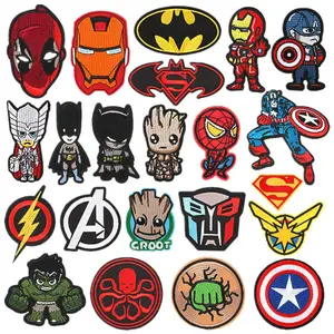 12 Pcs/Lot Free Shipping Heat Transfer Thermo Adhesive Disney Iron On  Patches For Children's Clothing