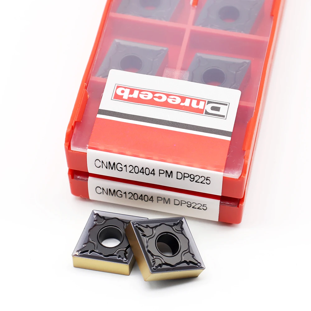 CNMG120404 PM DP9225 10pcs Carbide Blade CNC Machine Insert Aluminum Milling Cutter Turning Tool For Steel
CNMG120404 PM DP9225 10pcs Carbide Blade CNC Machine Insert Aluminum Milling Cutter Turning Tool For Steel