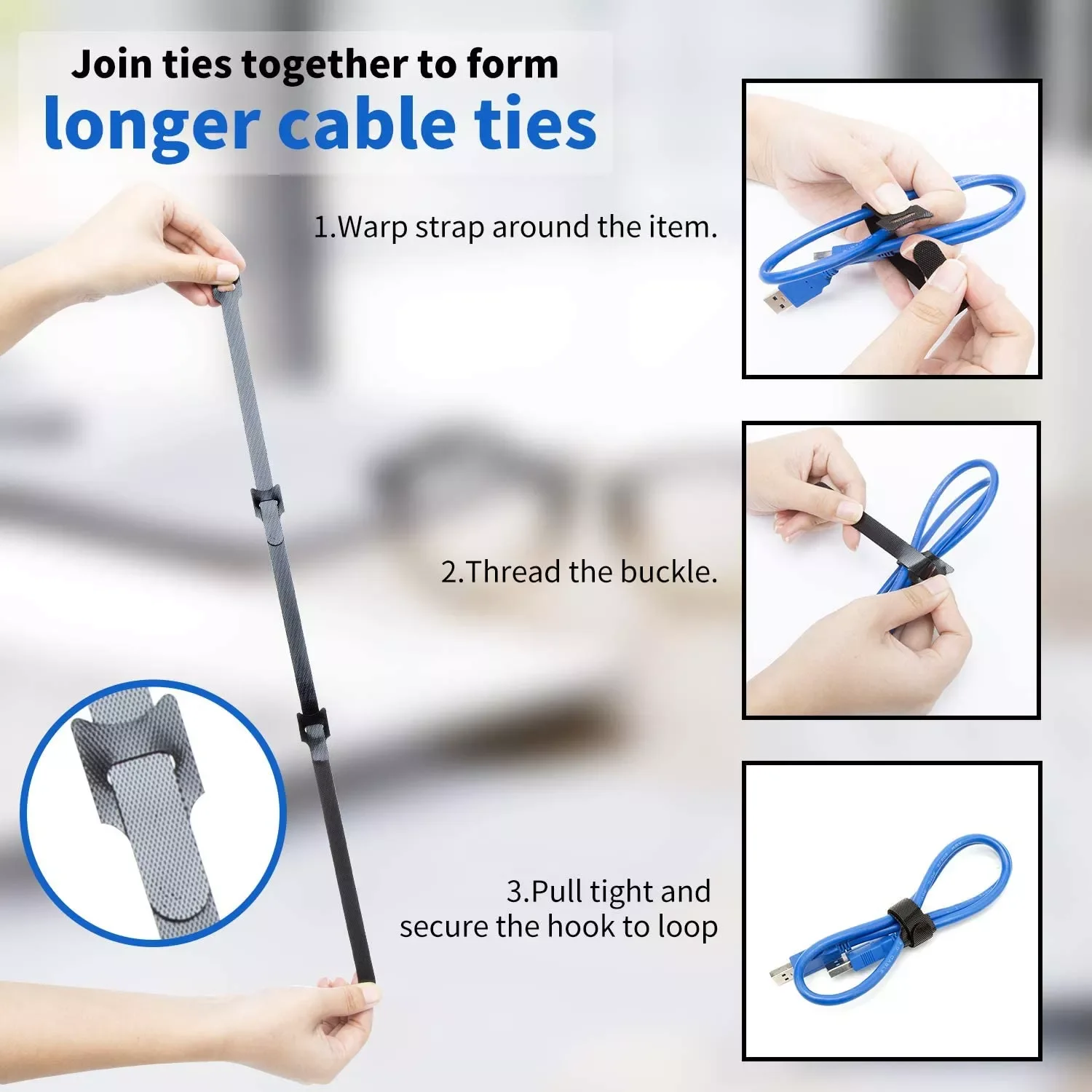 Nylon Cable Ties 20CM Organizer Wire Winder Hook Loop Strap on Charging Cable Earphone Mouse Cord Office Management
Nylon Cable Ties 20CM Organizer Wire Winder Hook Loop Strap on Charging Cable Earphone Mouse Cord Office Management