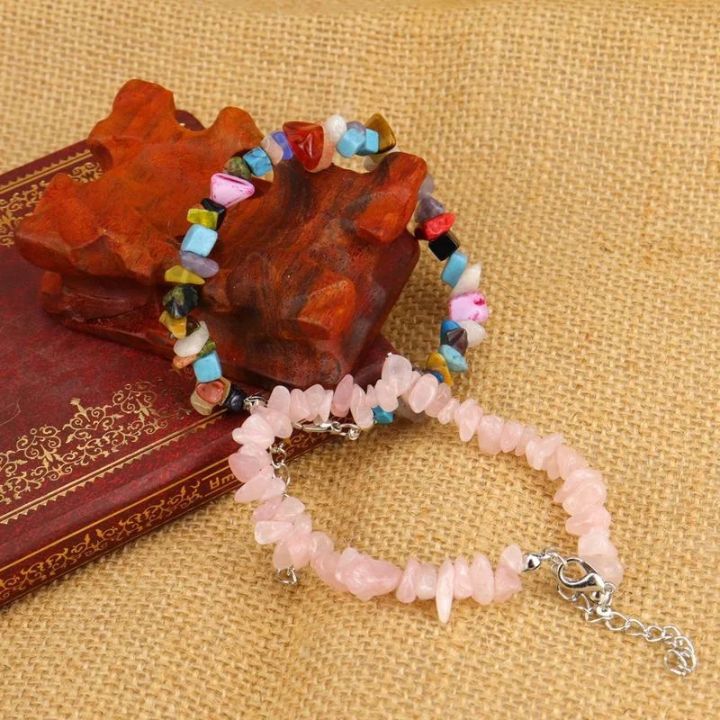 Ethnic Natural Stone Agate Crushed Stone Handmade Bracelet Jewelry for Women Fashion Crystal Agate Adjustable Bracelet for Gift
Ethnic Natural Stone Agate Crushed Stone Handmade Bracelet Jewelry for Women Fashion Crystal Agate Adjustable Bracelet for Gift