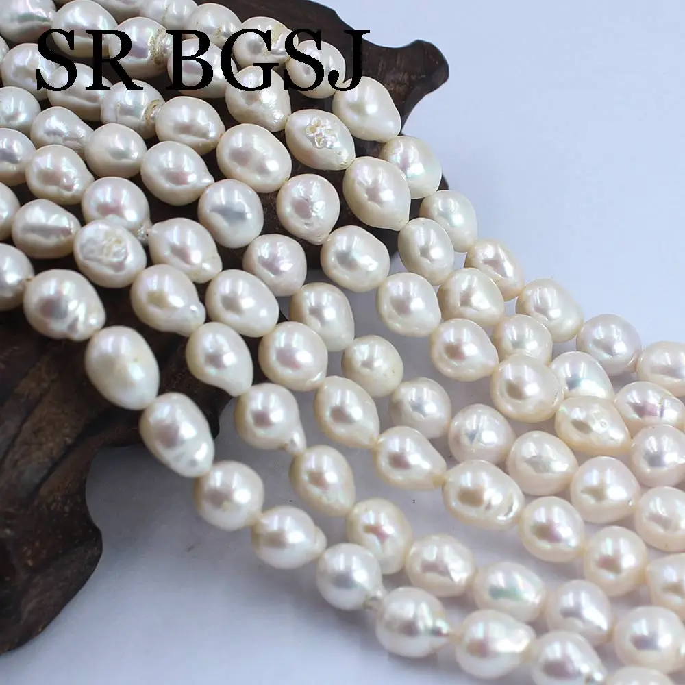 7-8mm Wholesale White 100% Natural Rice Shape Freshwater Pearl Beads For Jewelry Making DIY Bracelet Necklace
7-8mm Wholesale White 100% Natural Rice Shape Freshwater Pearl Beads For Jewelry Making DIY Bracelet Necklace