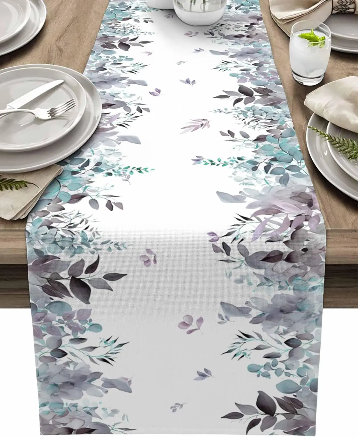 Весенние синие листья эвкалипта, льняная дорожка для стола, декор для праздничной вечеринки, фермерский дом, кухня, обеденный стол, дорожка, свадебные украшения
Весенние синие листья эвкалипта, льняная дорожка для стола, декор для праздничной вечеринки, фермерский дом, кухня, обеденный стол, дорожка, свадебные украшения