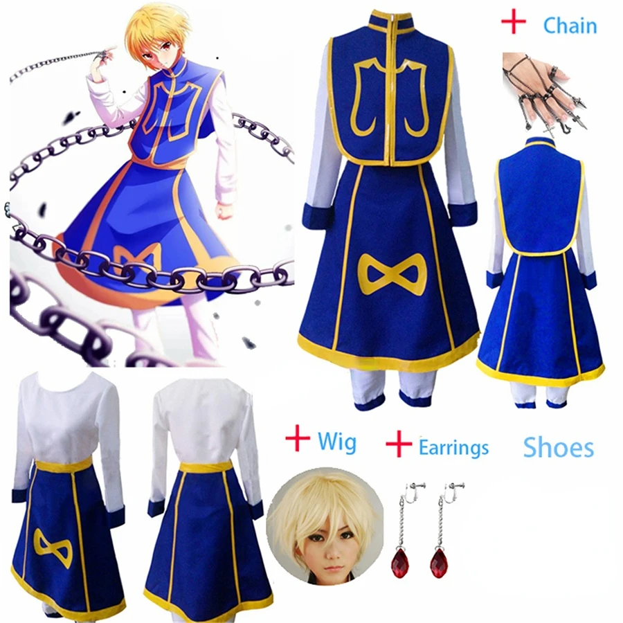 Аниме Манга Охотник x Hunter Косплей Костюм Kurapika цепи кольцо серьги рубашка парик Хэллоуин Рождественская вечеринка костюм униформа
Аниме Манга Охотник x Hunter Косплей Костюм Kurapika цепи кольцо серьги рубашка парик Хэллоуин Рождественская вечеринка костюм униформа