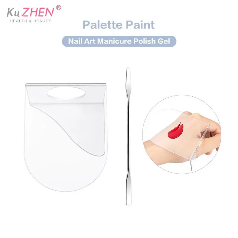 1PCS New Acrylic Clear Makeup Cream Foundation Eyeshadow Palette Paint Nail Art Manicure Polish Gel DIY Mixing Water Color Tool 
1PCS New Acrylic Clear Makeup Cream Foundation Eyeshadow Palette Paint Nail Art Manicure Polish Gel DIY Mixing Water Color Tool
