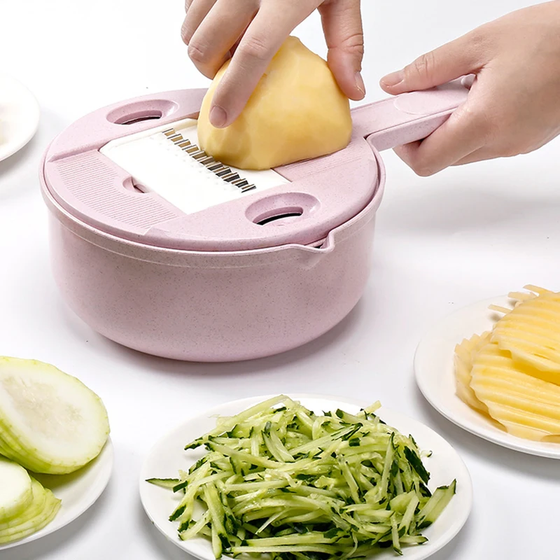 Vegetable Fruit Slicers Cutter Set With Egg Divider Colander Multifunction for Kitchen Supplies Veggie Chopper Useful
Vegetable Fruit Slicers Cutter Set With Egg Divider Colander Multifunction for Kitchen Supplies Veggie Chopper Useful