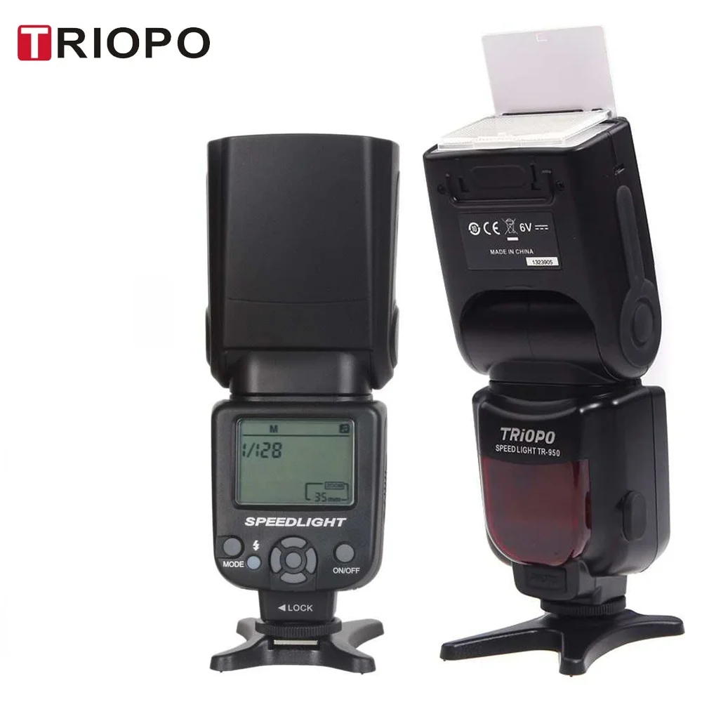 

Triopo TR-950 Flash Light Speedlight Speedlite Universal for Fujifilm Olympus Nikon Canon 650D 550D 450D 1100D 60D 7D 5D Camera