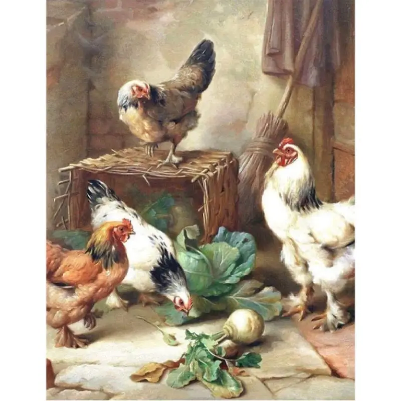 GATYZTORY Painting By Numbers Chicken Flock Animal Painting Modern Pictures Coloring Paint By Numbers Home Decor For Living Room
GATYZTORY Painting By Numbers Chicken Flock Animal Painting Modern Pictures Coloring Paint By Numbers Home Decor For Living Room