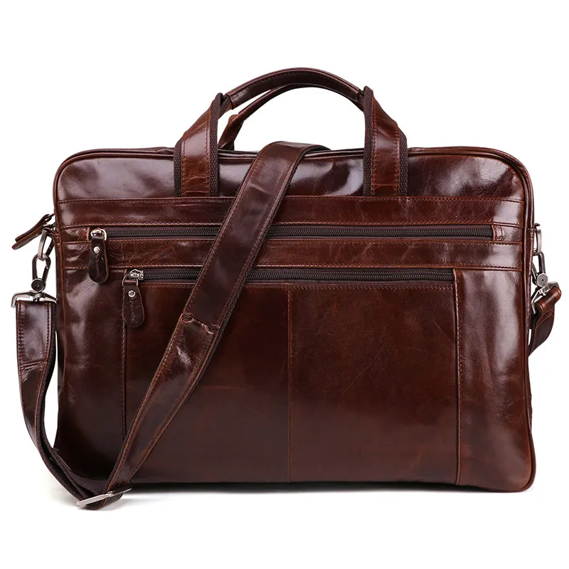 

Большая сумка для мужчин, кожаный портфель, мужская деловая дорожная сумка через плечо, мужская сумка для ноутбука 17 дюймов, сумка-мессенджер из воловьей кожи