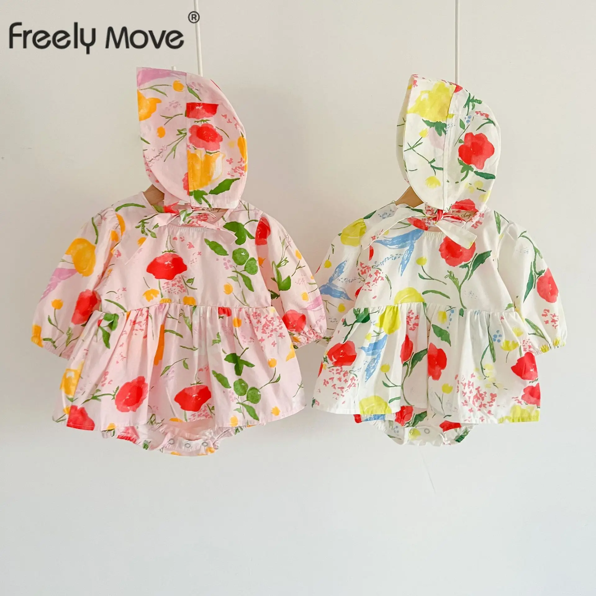 Freely Move Baby Girls Autumn Rompers Toddler Newborn Infant Princess Girl Floral Ruffles Puff Sleeve Jumpsuits Dress Clothes
Freely Move Baby Girls Autumn Rompers Toddler Newborn Infant Princess Girl Floral Ruffles Puff Sleeve Jumpsuits Dress Clothes