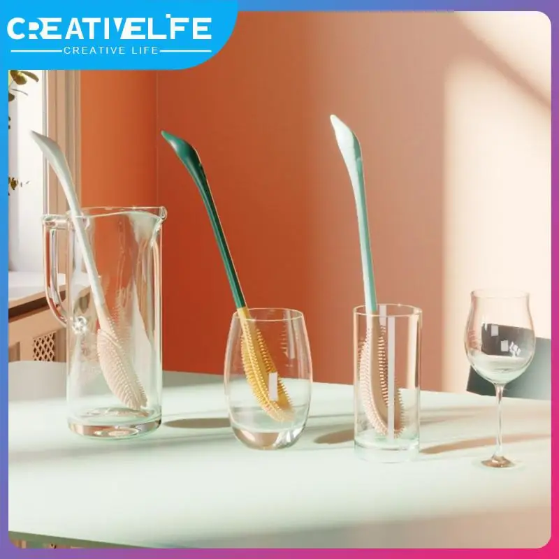 Kitchen Cleaner Glass Cup Cleaning Brush Cup Scrubber Long-handled Cup Brush Cleaning Brush Silicone Cup Brush Cleaning Tool
Kitchen Cleaner Glass Cup Cleaning Brush Cup Scrubber Long-handled Cup Brush Cleaning Brush Silicone Cup Brush Cleaning Tool
