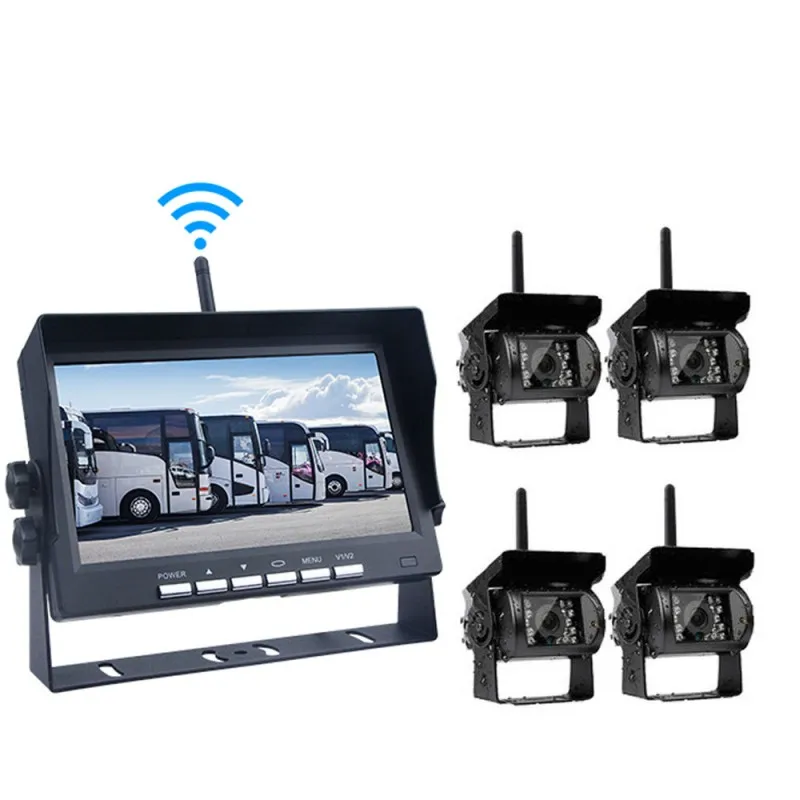 12V-24V Display Wireless 7 inch Car Monitor Screen Rear View Camera For Truck Bus RV Trailer Excavator Rearview Image
12V-24V Display Wireless 7 inch Car Monitor Screen Rear View Camera For Truck Bus RV Trailer Excavator Rearview Image