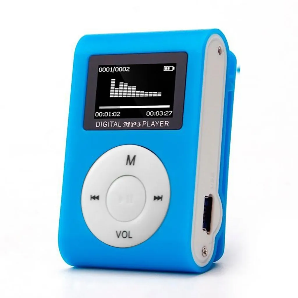 

Mini MP3 player USB Clip Music Players LCD Screen Support 32GB Micro SD TF Card Sports Music player Fashion Walkman In Stock Hot