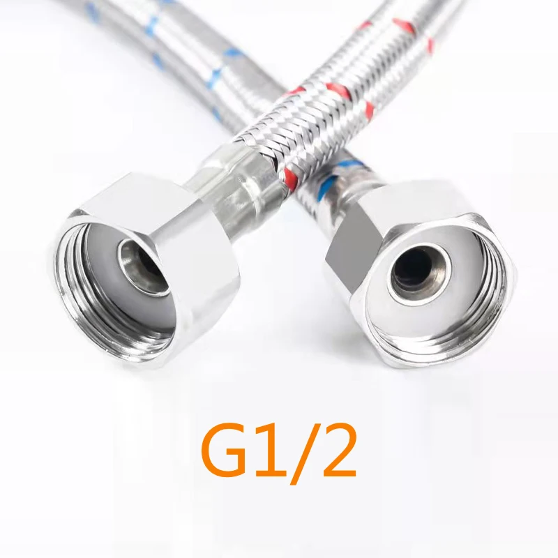 VGX G1/2 G3/8 G9/16 Гибкие сантехнические трубы из нержавеющей стали 304, смеситель для холодной и горячей воды, трубы для подачи воды, шланги для ванной комнаты, кухни
VGX G1/2 G3/8 G9/16 Гибкие сантехнические трубы из нержавеющей стали 304, смеситель для холодной и горячей воды, трубы для подачи воды, шланги для ванной комнаты, кухни